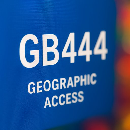 GB444 geographic access notice